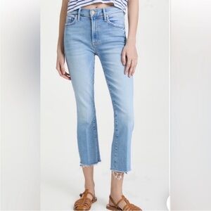 MOTHER Lil' Insider Crop Step Fray jeans in a Limited Edition